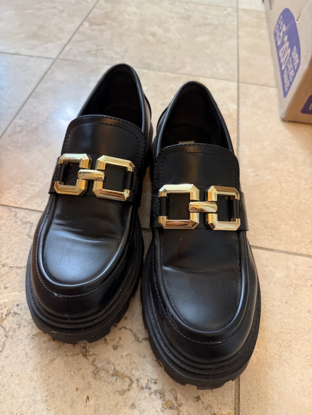 Steve Madden Bellanie Platform Loafer In Black